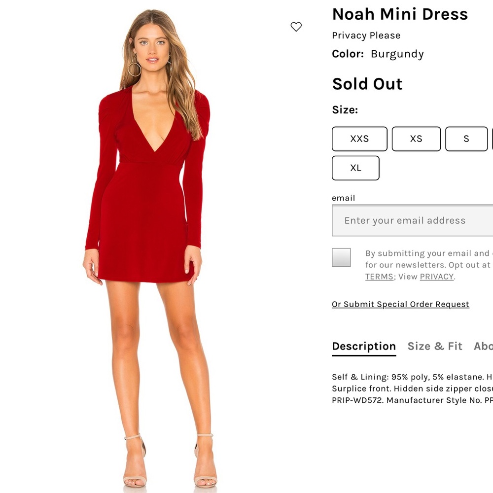 Revolve Privacy Please mini dress